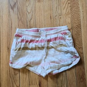 Billabong Women's Shorts - Pink and Cream